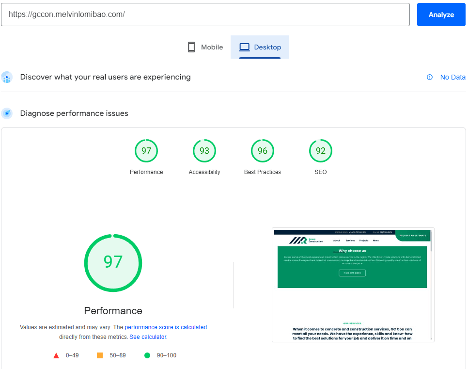 GCC Desktop Performance