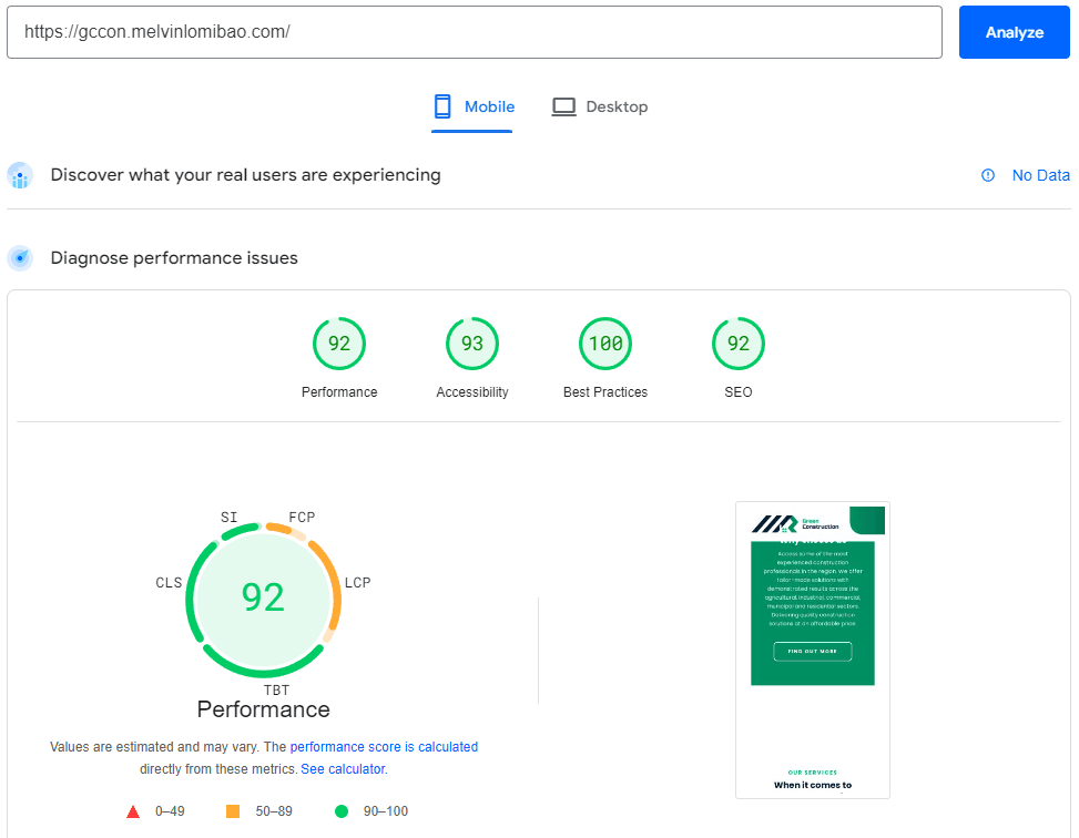 GCC Mobile Performance