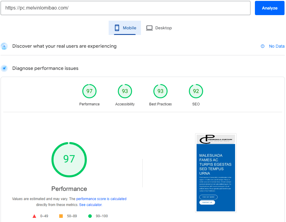 PC Mobile Performance