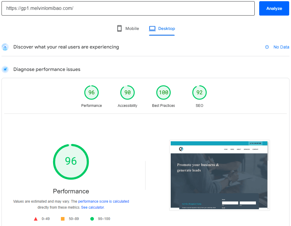 GP-1 Desktop Performance