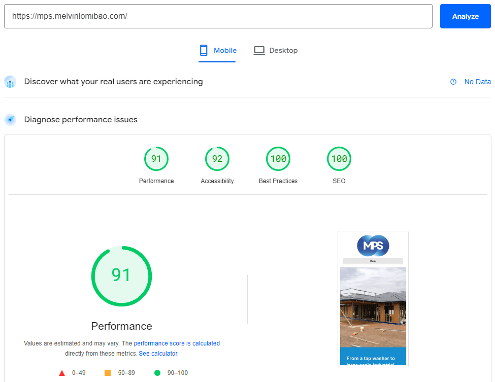 MPS Mobile Performance